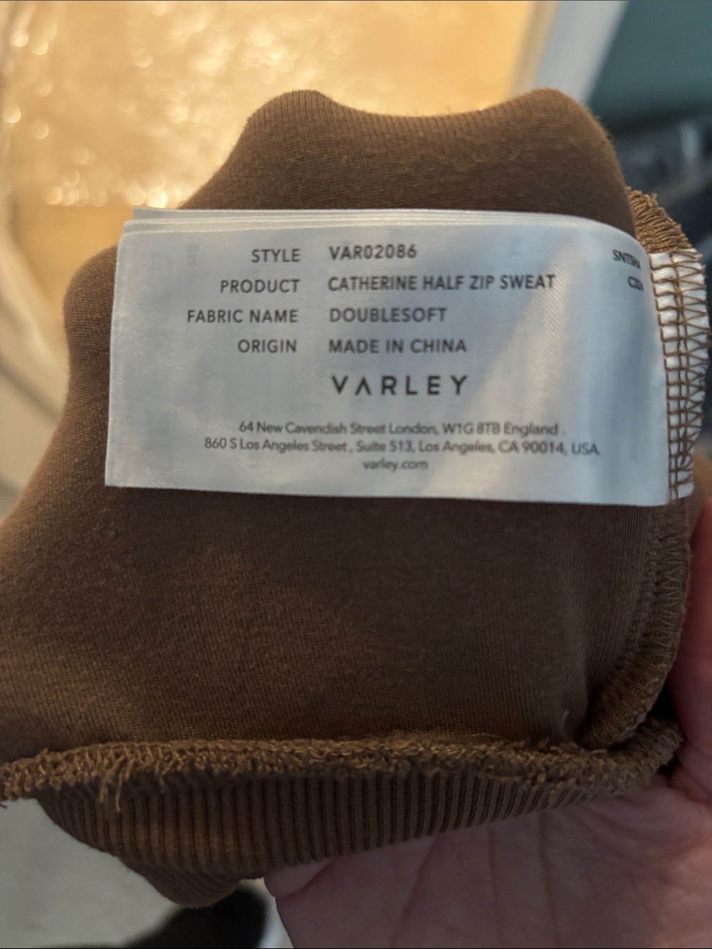 Varley Catherine Half-Zip Sweat - Picture 5 of 5